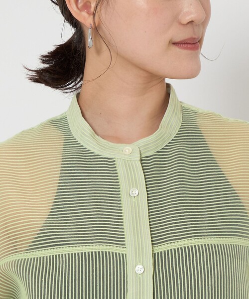 ヴィンテージライクシアーハーフスリーブシャツ ハーフスリーブシアーシャツ | GALLARDAGALANTE(ガリャルダ