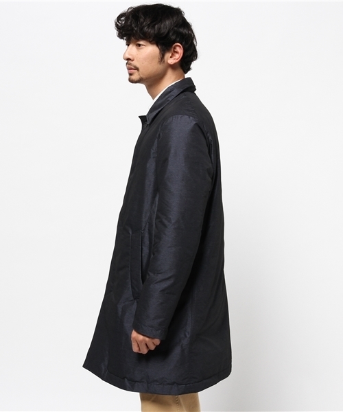 ivory court（アイボリーコート）の「メモリープリマロフトコート（ステンカラーコート・メンズ・ブラック/ネイビー・38/40/36）」の3枚目の写真