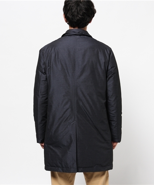 ivory court（アイボリーコート）の「メモリープリマロフトコート（ステンカラーコート・メンズ・ブラック/ネイビー・38/40/36）」の4枚目の写真