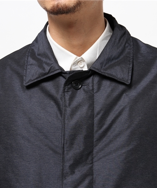 ivory court（アイボリーコート）の「メモリープリマロフトコート（ステンカラーコート・メンズ・ブラック/ネイビー・38/40/36）」の6枚目の写真