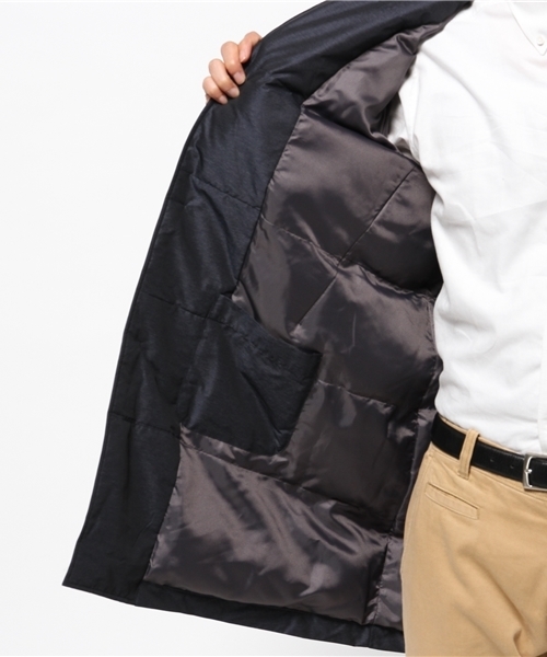 ivory court（アイボリーコート）の「メモリープリマロフトコート（ステンカラーコート・メンズ・ブラック/ネイビー・38/40/36）」の9枚目の写真