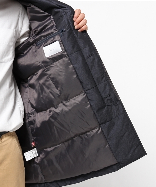 ivory court（アイボリーコート）の「メモリープリマロフトコート（ステンカラーコート・メンズ・ブラック/ネイビー・38/40/36）」の10枚目の写真