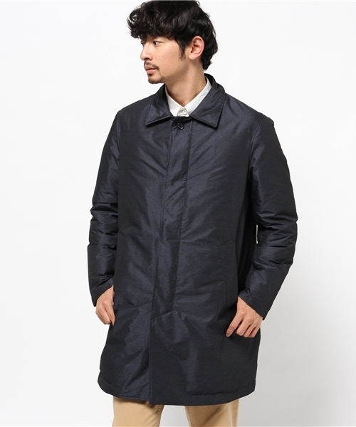 ivory court（アイボリーコート）の「メモリープリマロフトコート（ステンカラーコート・メンズ・ブラック/ネイビー・38/40/36）」の12枚目の写真