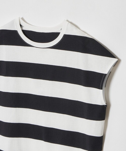 allureville(アルアバイル)の「ワイドボーダープルオーバー(Tシャツ/カットソー・レディース・オフホワイト/ブラック系その他/ホワイト系その他・2)」の19枚目の写真