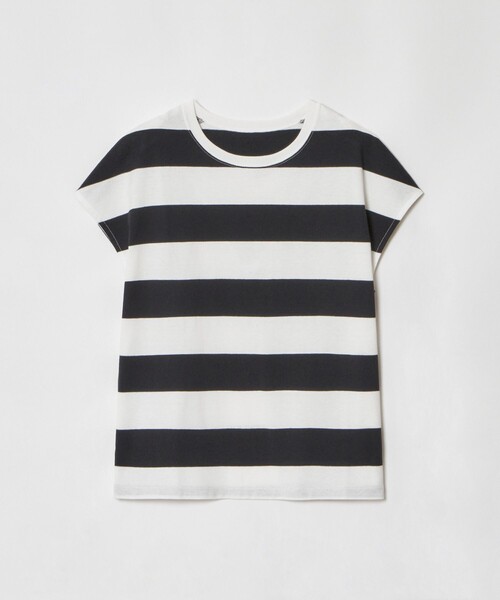 allureville(アルアバイル)の「ワイドボーダープルオーバー(Tシャツ/カットソー・レディース・オフホワイト/ブラック系その他/ホワイト系その他・2)」の15枚目の写真
