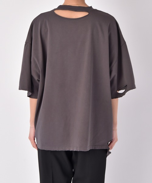 AKTE（アクテ）の「シャビーシックTシャツ（Tシャツ/カットソー・レディース・ホワイト/グレー・FREE）」の21枚目の写真