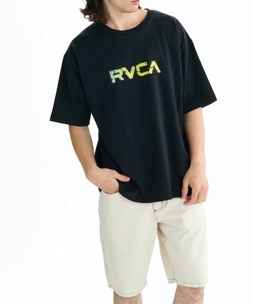 RVCA(ルーカ)の「RVCA メンズ STONE WASH SS Tシャツ 【2025年夏モデル】/ルーカバックプリント半袖ロゴTシャツ(Tシャツ/カットソー・メンズ・ブルー系その他/バーガンディー/ホワイト/ブラック・SMALL/LARGE/X-LARGE/MEDIUM)」の11枚目の写真