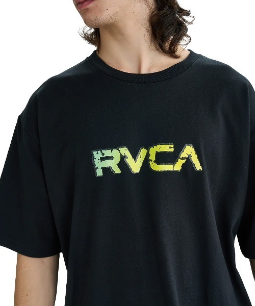 RVCA(ルーカ)の「RVCA メンズ STONE WASH SS Tシャツ 【2025年夏モデル】/ルーカバックプリント半袖ロゴTシャツ(Tシャツ/カットソー・メンズ・ブルー系その他/バーガンディー/ホワイト/ブラック・SMALL/LARGE/X-LARGE/MEDIUM)」の14枚目の写真