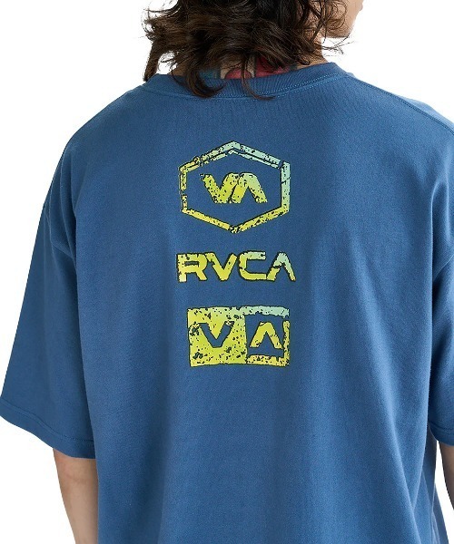 RVCA(ルーカ)の「RVCA メンズ STONE WASH SS Tシャツ 【2025年夏モデル】/ルーカバックプリント半袖ロゴTシャツ(Tシャツ/カットソー・メンズ・ブルー系その他/バーガンディー/ホワイト/ブラック・SMALL/LARGE/X-LARGE/MEDIUM)」の18枚目の写真