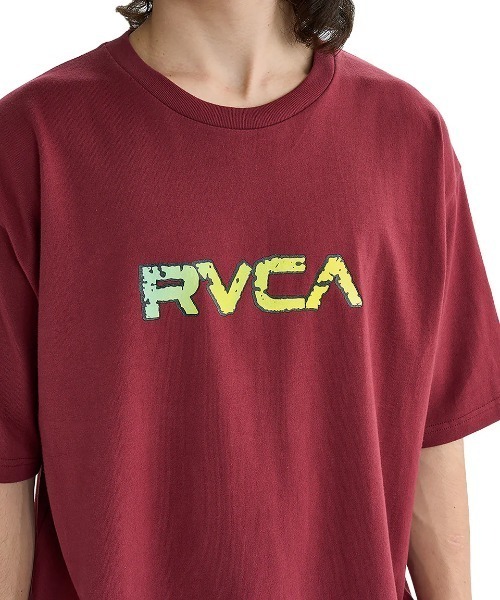 RVCA(ルーカ)の「RVCA メンズ STONE WASH SS Tシャツ 【2025年夏モデル】/ルーカバックプリント半袖ロゴTシャツ(Tシャツ/カットソー・メンズ・ブルー系その他/バーガンディー/ホワイト/ブラック・SMALL/LARGE/X-LARGE/MEDIUM)」の22枚目の写真