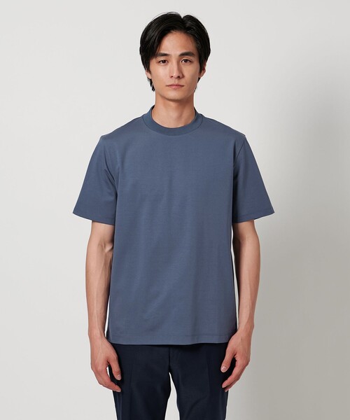 UNITED ARROWS(ユナイテッドアローズ)の「ポンチ Tシャツ UA COZY -抗菌防臭・接触冷感-(Tシャツ/カットソー・メンズ・ブラック/ホワイト/ライトグレー/ロイヤルブルー・L/S/M/XL)」の15枚目の写真