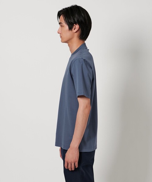 UNITED ARROWS(ユナイテッドアローズ)の「ポンチ Tシャツ UA COZY -抗菌防臭・接触冷感-(Tシャツ/カットソー・メンズ・ブラック/ホワイト/ライトグレー/ロイヤルブルー・L/S/M/XL)」の16枚目の写真