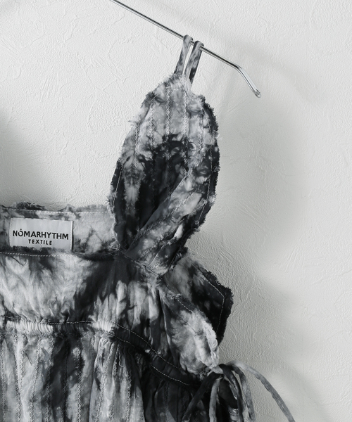 NOMA t.d.（ノーマティーディー）の「【NOMA t.d. / ノーマティーディー】Hand Dye Bohemian Dress（ワンピース・レディース・ブラック・SMALL）」の3枚目の写真