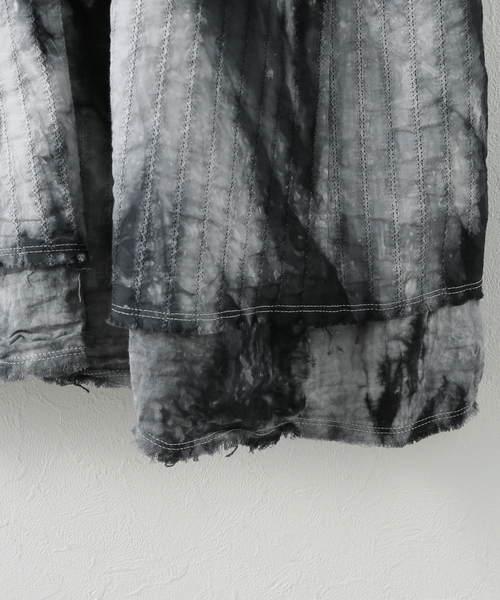 NOMA t.d.（ノーマティーディー）の「【NOMA t.d. / ノーマティーディー】Hand Dye Bohemian Dress（ワンピース・レディース・ブラック・SMALL）」の4枚目の写真