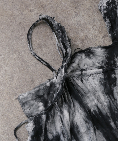 NOMA t.d.（ノーマティーディー）の「【NOMA t.d. / ノーマティーディー】Hand Dye Bohemian Dress（ワンピース・レディース・ブラック・SMALL）」の5枚目の写真