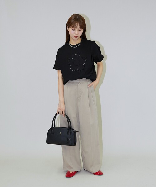 MARY QUANT × PUBLUX/マリークワント ワンポイント レザレット