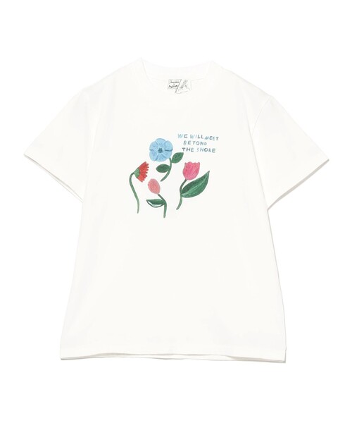 別注Yuumi ARIA BIGFRILL T-SHIRT 白 RayBeams 別注Yuumi ARIA BIGFRILL T-SHIRT 白 RayBeams