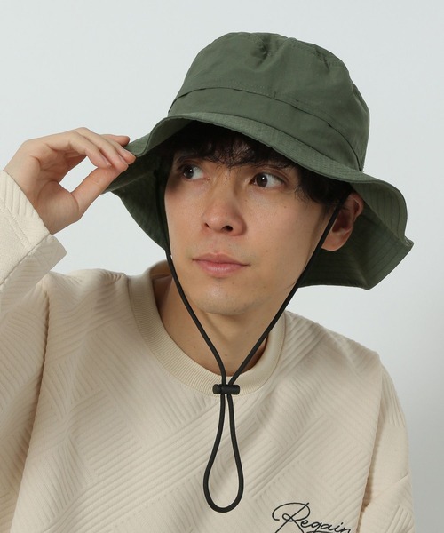 LAKOLE(ラコレ)の「Ripstopサファリハット / 321135(ハット・メンズ・ブラック/カーキ・9)」の1枚目の写真