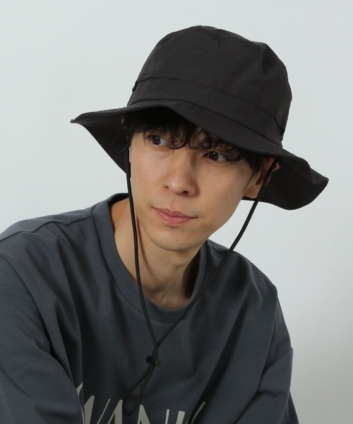 LAKOLE(ラコレ)の「Ripstopサファリハット / 321135(ハット・メンズ・ブラック/カーキ・9)」の3枚目の写真