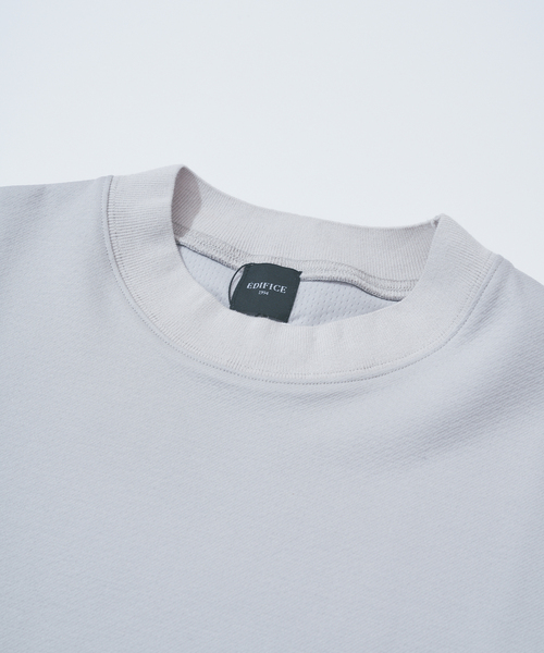 EDIFICE（エディフィス）の「"吸水速乾＆イージーケア" 36ゲージ ツイリー ドライ クルーネック Tシャツ（Tシャツ/カットソー・メンズ・グレー/ライトグレー/カーキ/ダークブルー・SMALL/MEDIUM/LARGE/X-LARGE）」の19枚目の写真