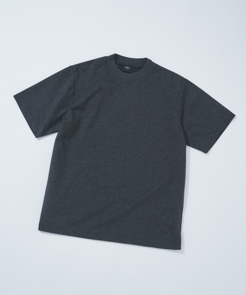 EDIFICE（エディフィス）の「"吸水速乾＆イージーケア" 36ゲージ ツイリー ドライ クルーネック Tシャツ（Tシャツ/カットソー・メンズ・グレー/ライトグレー/カーキ/ダークブルー・SMALL/MEDIUM/LARGE/X-LARGE）」の17枚目の写真