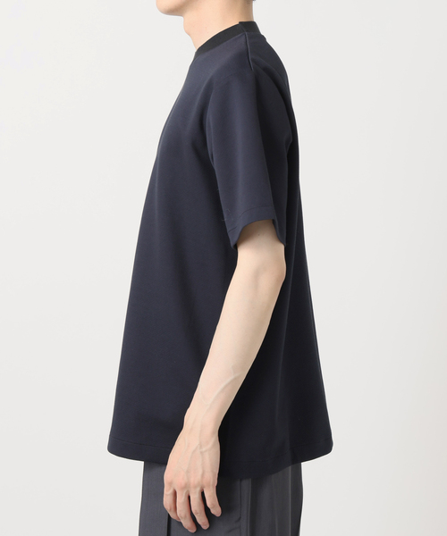 EDIFICE（エディフィス）の「"吸水速乾＆イージーケア" 36ゲージ ツイリー ドライ クルーネック Tシャツ（Tシャツ/カットソー・メンズ・グレー/ライトグレー/カーキ/ダークブルー・SMALL/MEDIUM/LARGE/X-LARGE）」の14枚目の写真