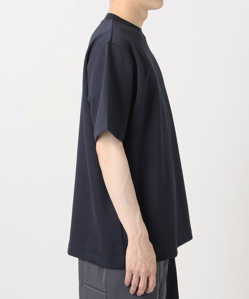 EDIFICE（エディフィス）の「"吸水速乾＆イージーケア" 36ゲージ ツイリー ドライ クルーネック Tシャツ（Tシャツ/カットソー・メンズ・グレー/ライトグレー/カーキ/ダークブルー・SMALL/MEDIUM/LARGE/X-LARGE）」の12枚目の写真