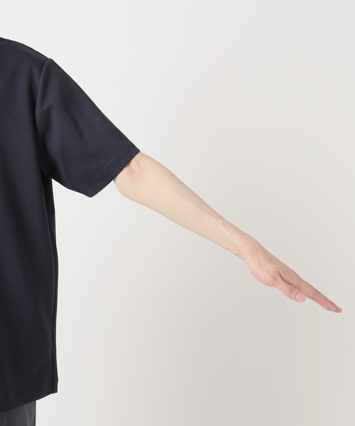 EDIFICE（エディフィス）の「"吸水速乾＆イージーケア" 36ゲージ ツイリー ドライ クルーネック Tシャツ（Tシャツ/カットソー・メンズ・グレー/ライトグレー/カーキ/ダークブルー・SMALL/MEDIUM/LARGE/X-LARGE）」の11枚目の写真