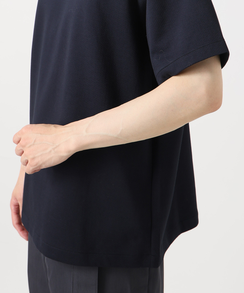 EDIFICE（エディフィス）の「"吸水速乾＆イージーケア" 36ゲージ ツイリー ドライ クルーネック Tシャツ（Tシャツ/カットソー・メンズ・グレー/ライトグレー/カーキ/ダークブルー・SMALL/MEDIUM/LARGE/X-LARGE）」の10枚目の写真