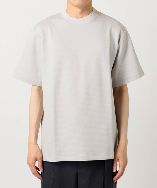 EDIFICE（エディフィス）の「"吸水速乾＆イージーケア" 36ゲージ ツイリー ドライ クルーネック Tシャツ（Tシャツ/カットソー・メンズ・グレー/ライトグレー/カーキ/ダークブルー・SMALL/MEDIUM/LARGE/X-LARGE）」の6枚目の写真