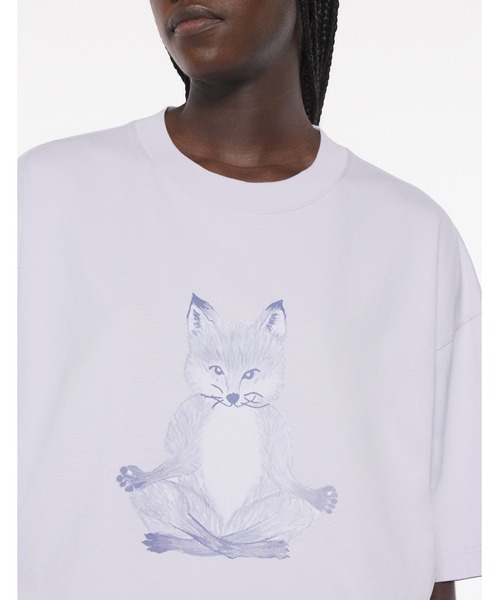 関税負担なし☆MAISON KITSUNE ヨガ フォックス ボクシーTシャツ 楽天市場】Maison Kitsune メゾンキツネ Tシャツ Yoga Fox T