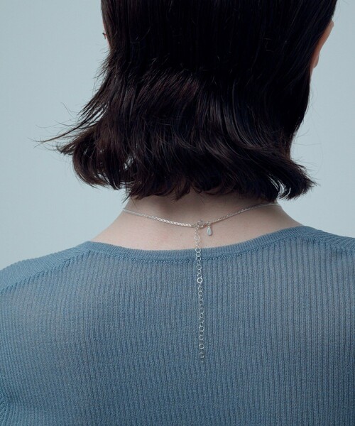 and cloud(アンドクラウド)の「Ink Bubble Necklace(ネックレス・レディース・シルバー・FREE)」の6枚目の写真