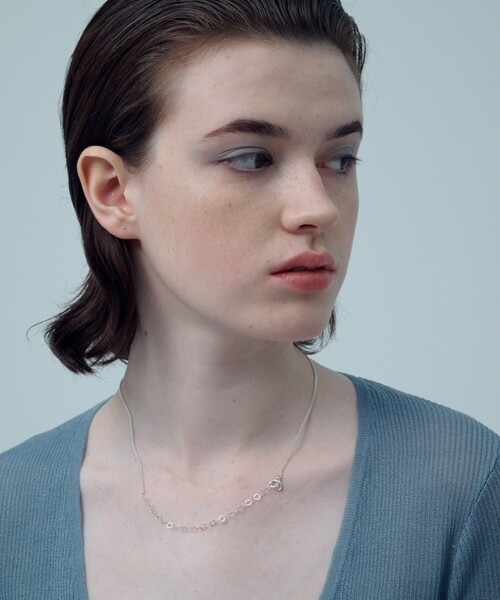 and cloud(アンドクラウド)の「Ink Bubble Necklace(ネックレス・レディース・シルバー・FREE)」の7枚目の写真