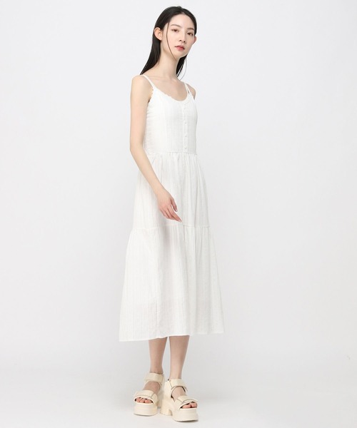 3.3 Field Trip （3.3フィールドトリップ）の「3.3 Field Trip／ハートボタンホールワンピース（ワンピース・レディース・ホワイト・FREE）」の22枚目の写真