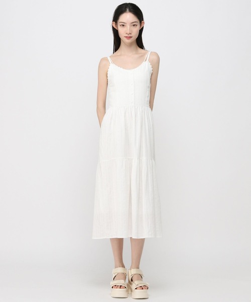 3.3 Field Trip （3.3フィールドトリップ）の「3.3 Field Trip／ハートボタンホールワンピース（ワンピース・レディース・ホワイト・FREE）」の21枚目の写真