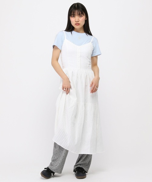 3.3 Field Trip （3.3フィールドトリップ）の「3.3 Field Trip／ハートボタンホールワンピース（ワンピース・レディース・ホワイト・FREE）」の16枚目の写真