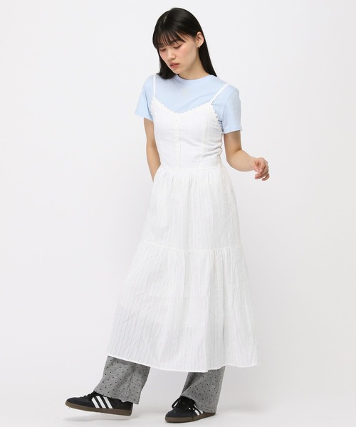 3.3 Field Trip （3.3フィールドトリップ）の「3.3 Field Trip／ハートボタンホールワンピース（ワンピース・レディース・ホワイト・FREE）」の15枚目の写真