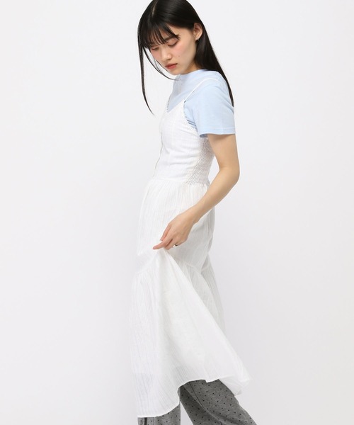 3.3 Field Trip （3.3フィールドトリップ）の「3.3 Field Trip／ハートボタンホールワンピース（ワンピース・レディース・ホワイト・FREE）」の10枚目の写真