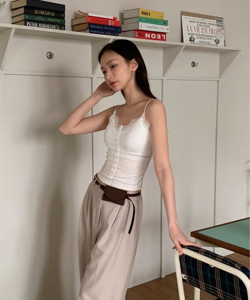 ⭐️美品⭐️【costume national】キャミソール　ワイヤー付き キャミソール サテン シルク セクシー インナーキャミソール