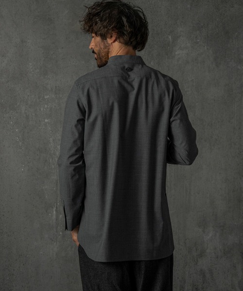 C DIEM(カルペディエム)の「ms6133-Shirts シャツ(シャツ/ブラウス・メンズ・ブラック/グレー/カーキ系・M/L/XL)」の22枚目の写真