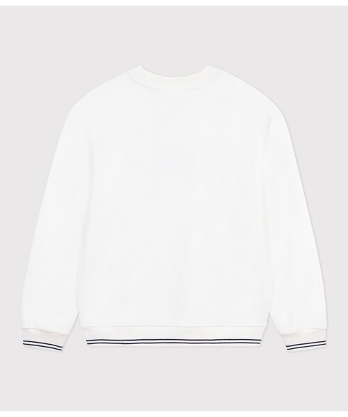 PETIT BATEAU(プチバトー)の「スウェットプルオーバー(スウェット・レディース・オフホワイト・XX-SMALL/X-SMALL/SMALL/MEDIUM/LARGE)」の5枚目の写真