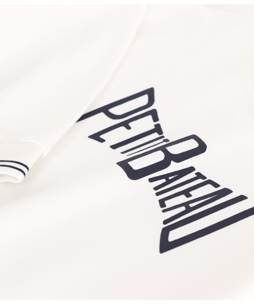 PETIT BATEAU(プチバトー)の「スウェットプルオーバー(スウェット・レディース・オフホワイト・XX-SMALL/X-SMALL/SMALL/MEDIUM/LARGE)」の6枚目の写真