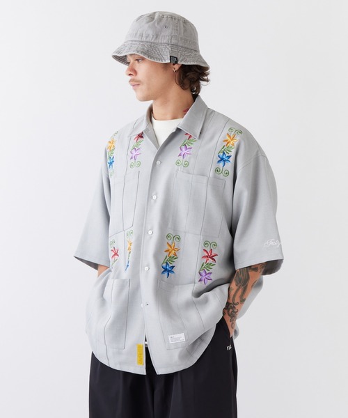 FAT（エフエイティー）の「F.A.T. NEEDOWER（エフエイティー ニードウワー）（シャツ/ブラウス・メンズ・グレー/ブラック/ベージュ・SKINNY(L)/FAT(XL)/TITCH(M)）」の2枚目の写真