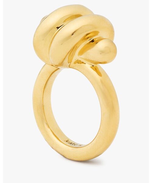 kate spade new york(ケイトスペード ニューヨーク)の「ロープ アンド ノット リング(リング・レディース・イエロー・6)」の3枚目の写真