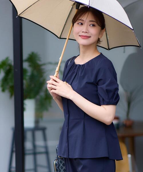 【UVカット／接触冷感／マシンウォッシュ可／撥水／雨の日OK！】レインシリーズブラウス UVカット／接触冷感／マシンウォッシュ可／撥水／雨の日OK