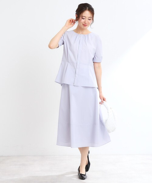 【UVカット／接触冷感／マシンウォッシュ可／撥水／雨の日OK！】レインシリーズブラウス UVカット／接触冷感／マシンウォッシュ可／撥水／雨の日OK