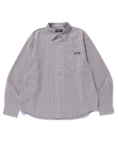 XLARGE（エクストララージ）の「PLAID L/S SHIRT（シャツ/ブラウス・メンズ・ブラック/ブラウン/グリーン・S/M/L/XL）」の3枚目の写真