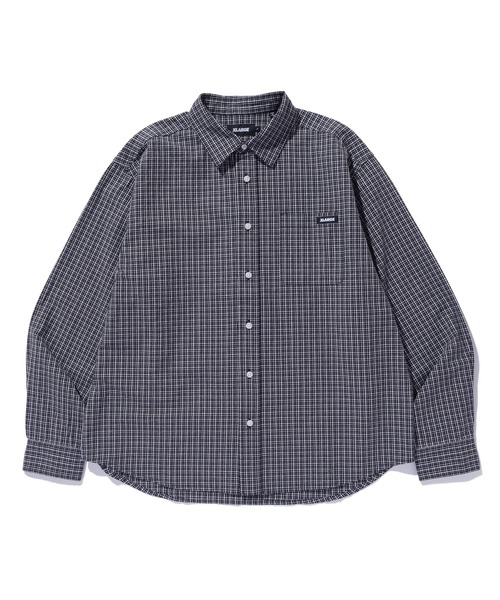 XLARGE（エクストララージ）の「PLAID L/S SHIRT（シャツ/ブラウス・メンズ・ブラック/ブラウン/グリーン・S/M/L/XL）」の2枚目の写真