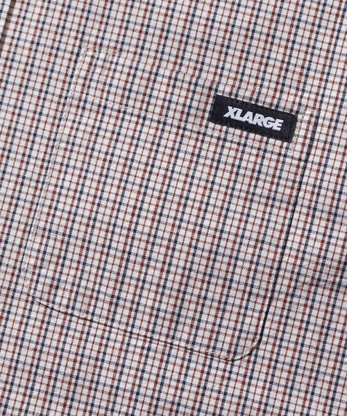 XLARGE（エクストララージ）の「PLAID L/S SHIRT（シャツ/ブラウス・メンズ・ブラック/ブラウン/グリーン・S/M/L/XL）」の10枚目の写真