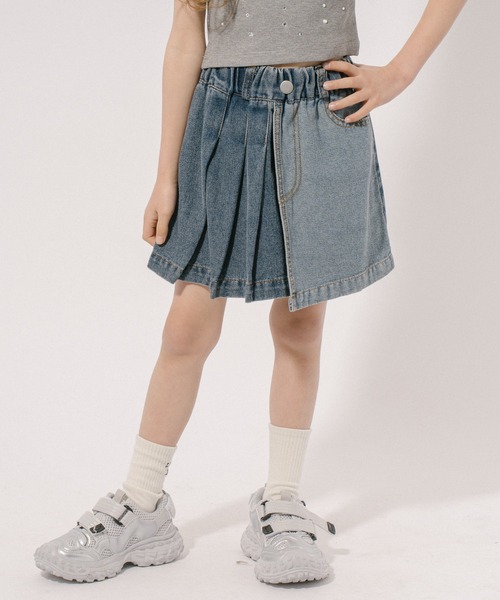 URBAN CHERRY（アーバンチェリー）の「切り替えプリーツ台形スカート